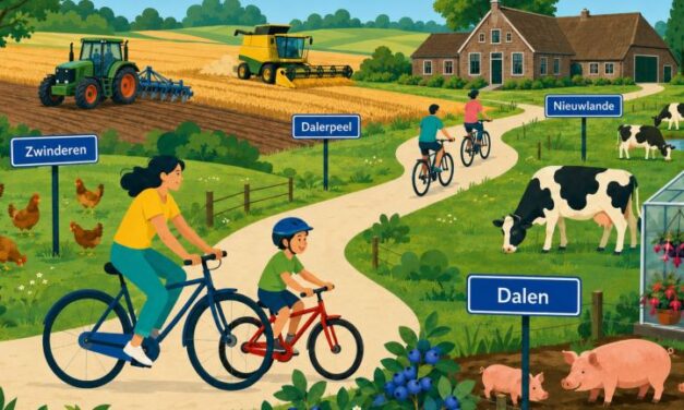 Boerenfietstocht met bezoek aan bedrijven