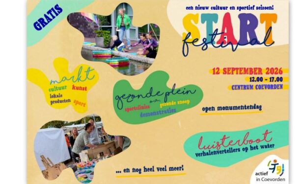 Centrum Coevorden boordevol activiteiten op START-Festival (update)