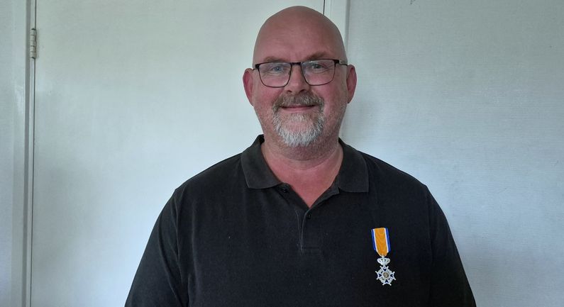 Joop Slomp koninklijk onderscheiden