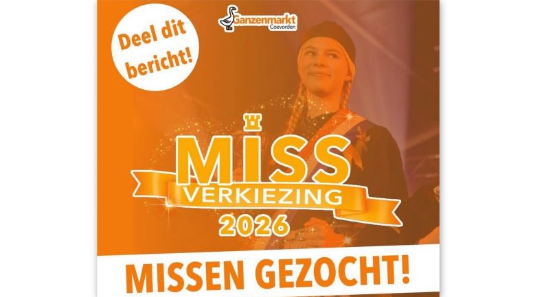 Oproep voor kandidaten Miss Ganzenhoedster