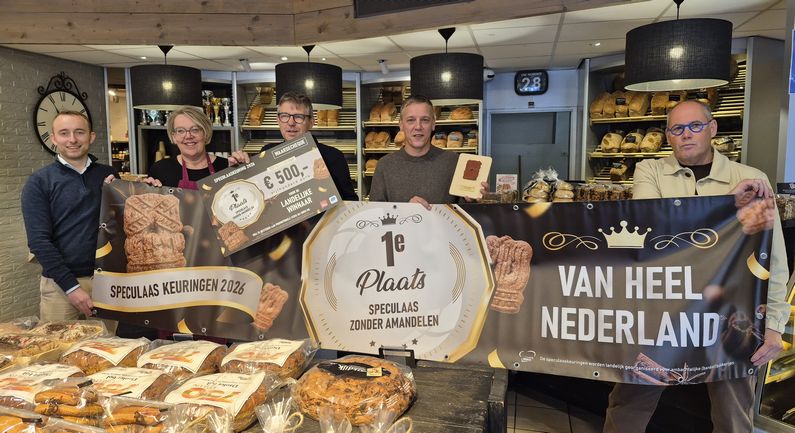 Bakkerij Kalkdijk in Dalen bakt lekkerste speculaas van Nederland