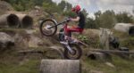Open Nederlands kampioenschap motortrial op baan Diphoorn